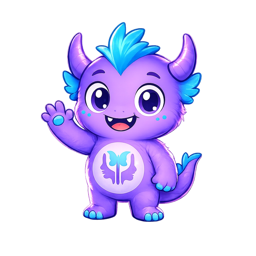 Mascote da Clínica Multimente